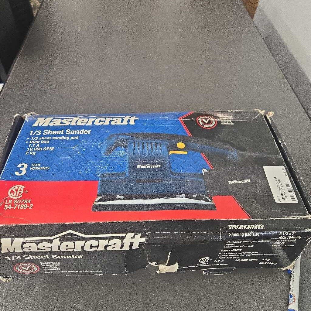 Mastercraft Sheet Sander (Tested)