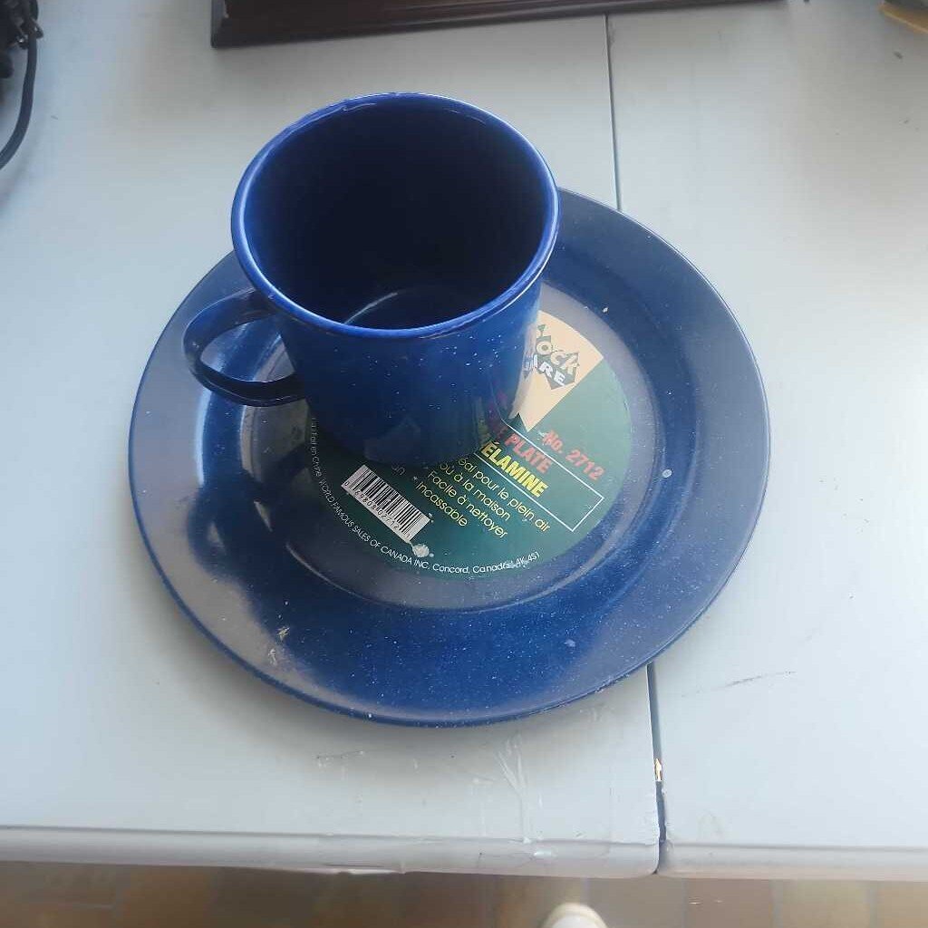 Blue Cup/Plate