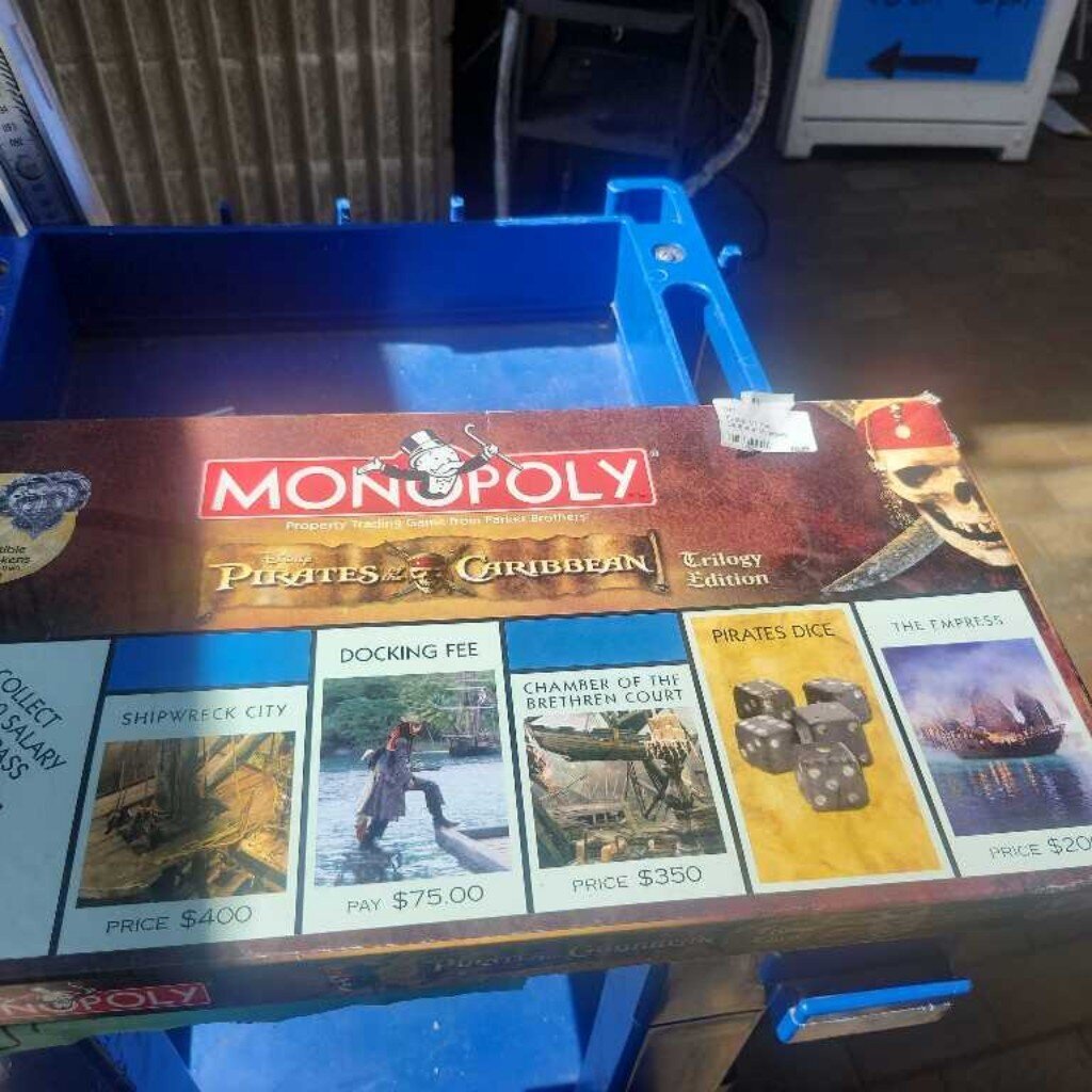 Pirates Of The Caribbean Monopoly