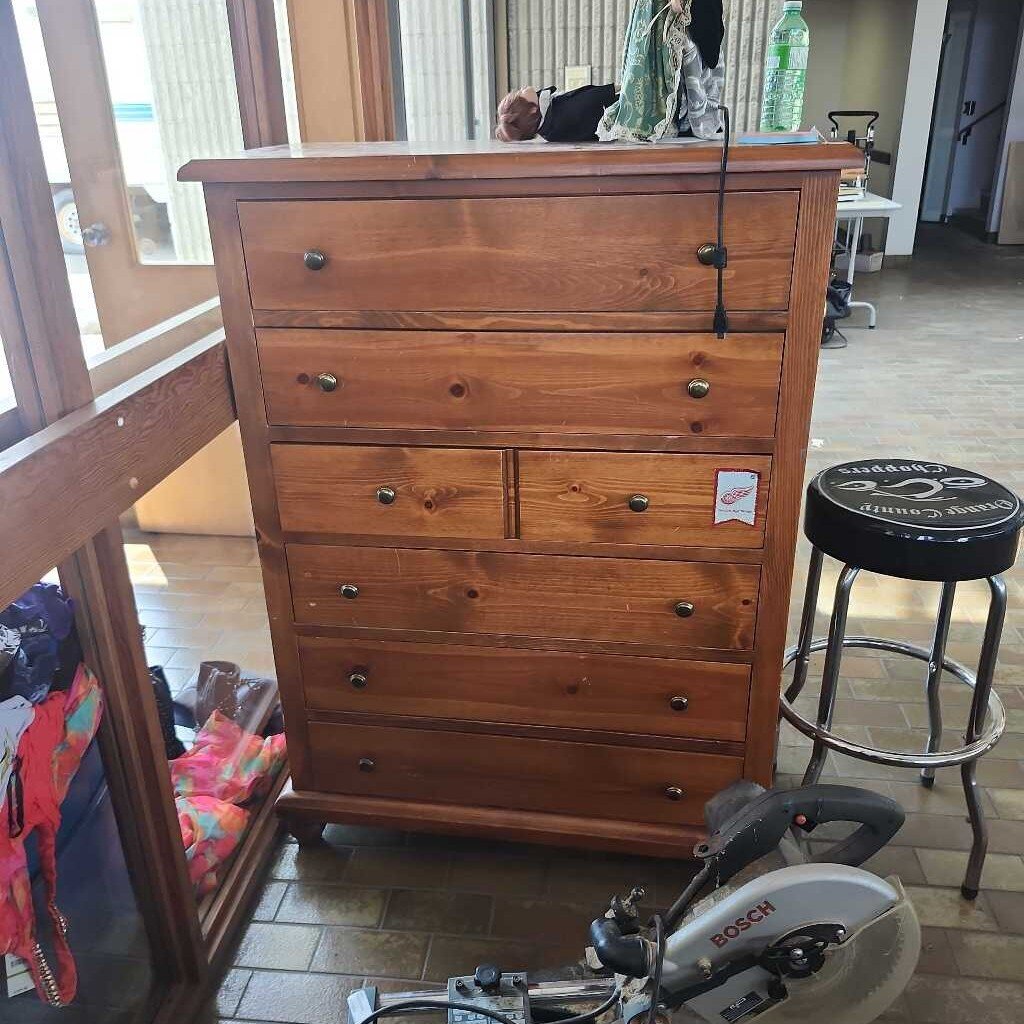 6 Drawer Tall Dresser
