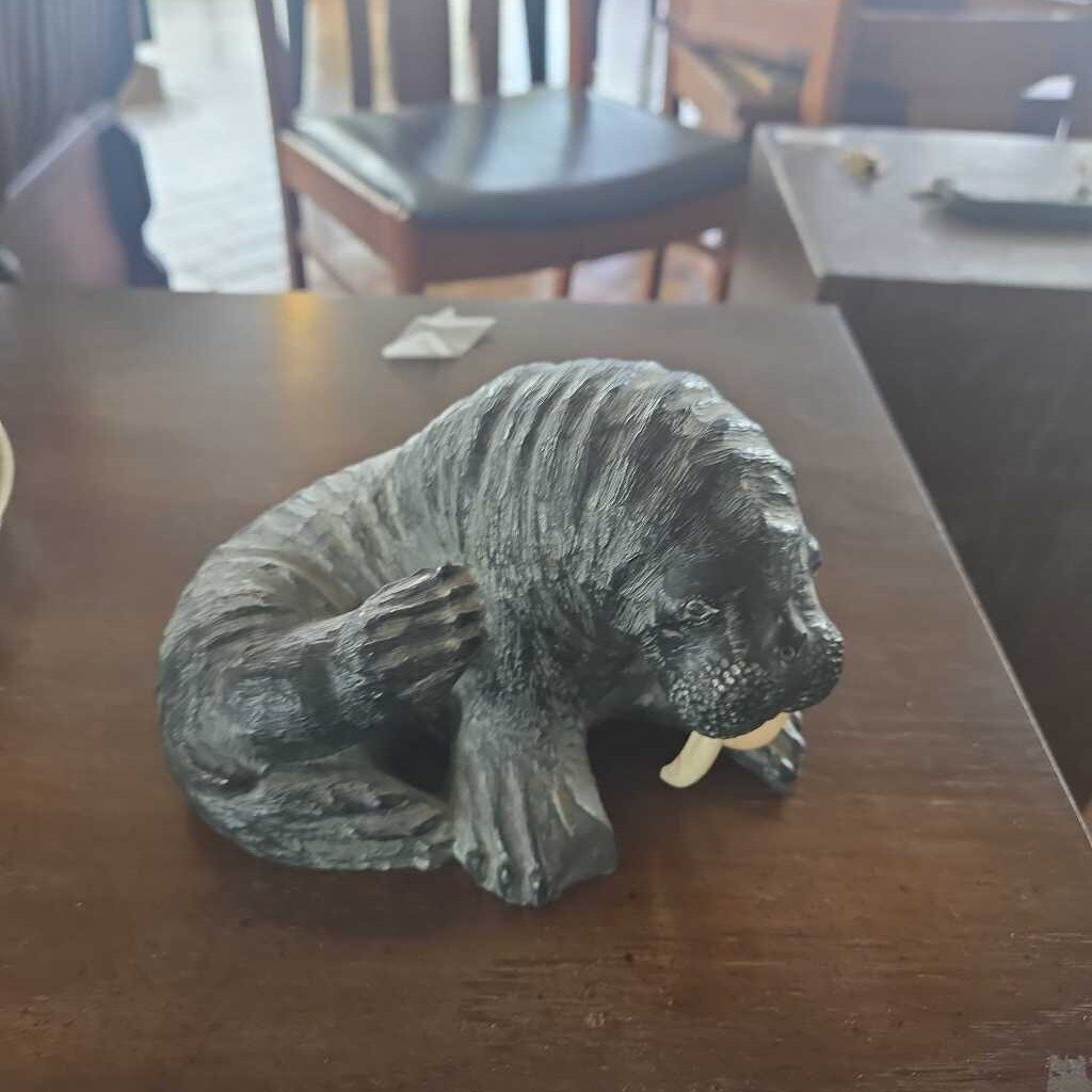 Soapstone Carved Walrus