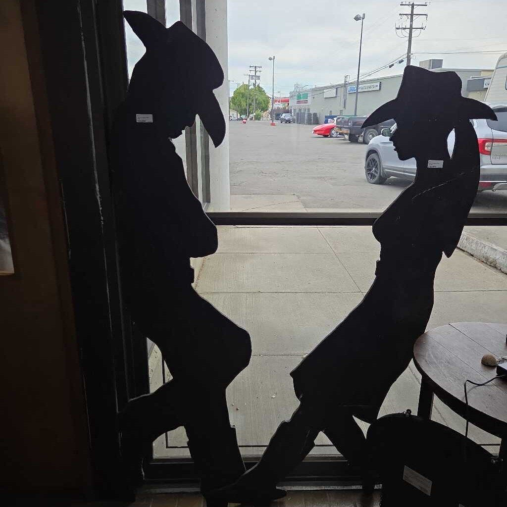 Wood Cowboy Sign - Male