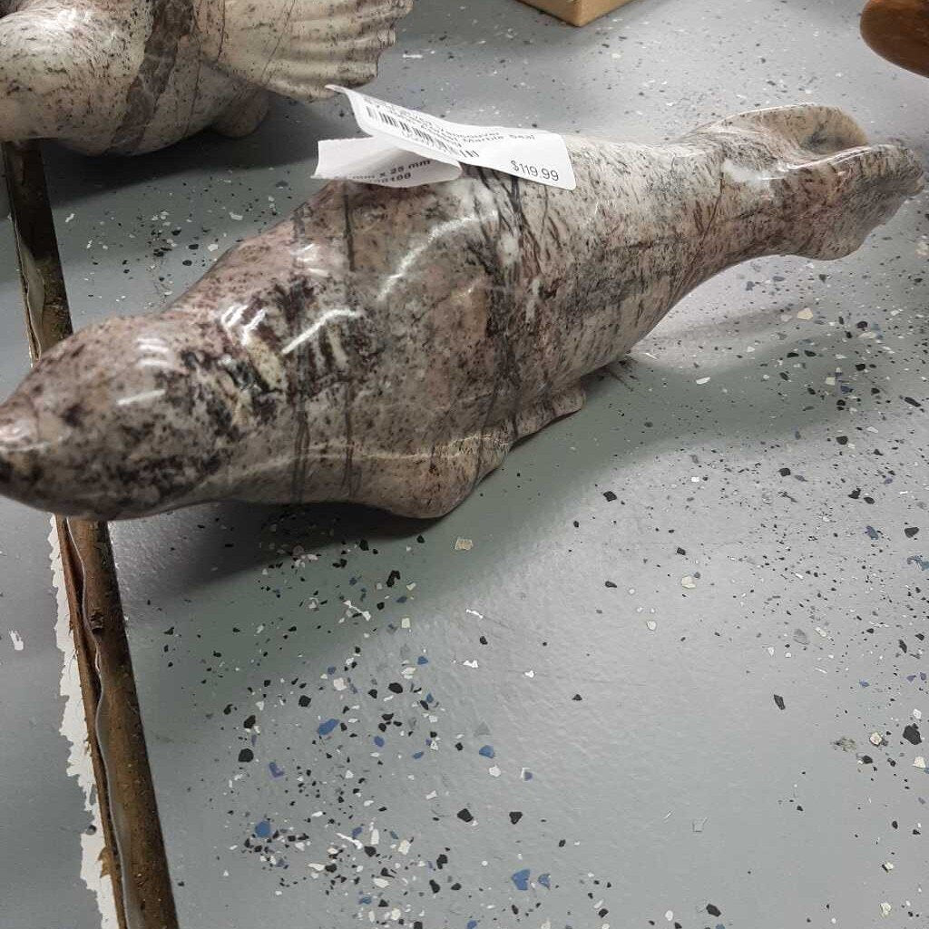 Hand Carved Marble Seal