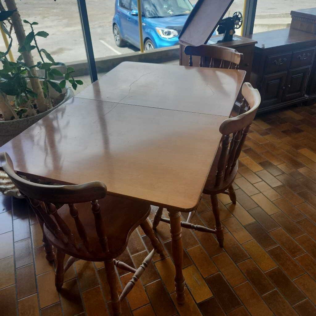 Dining Table With Three Chairs