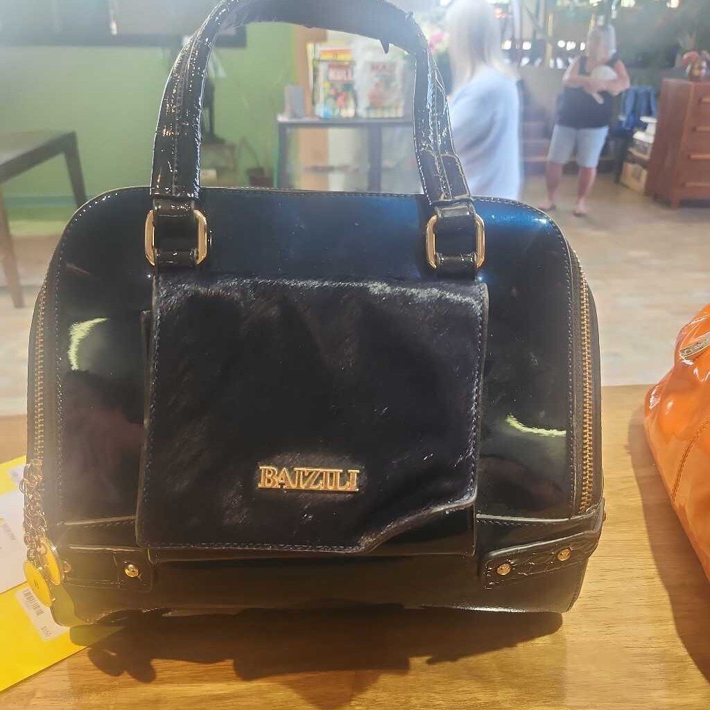 Baizili Blue Leather Purse