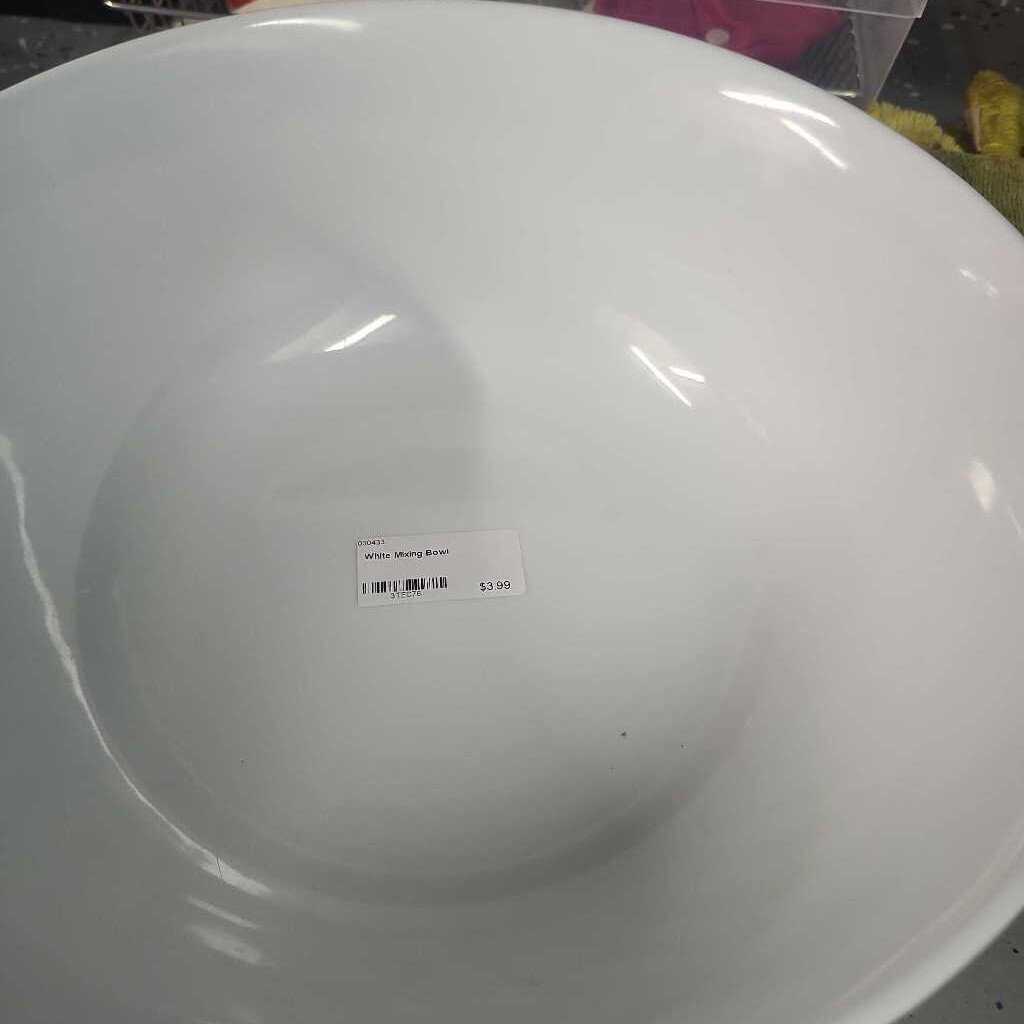 White Mixing Bowl