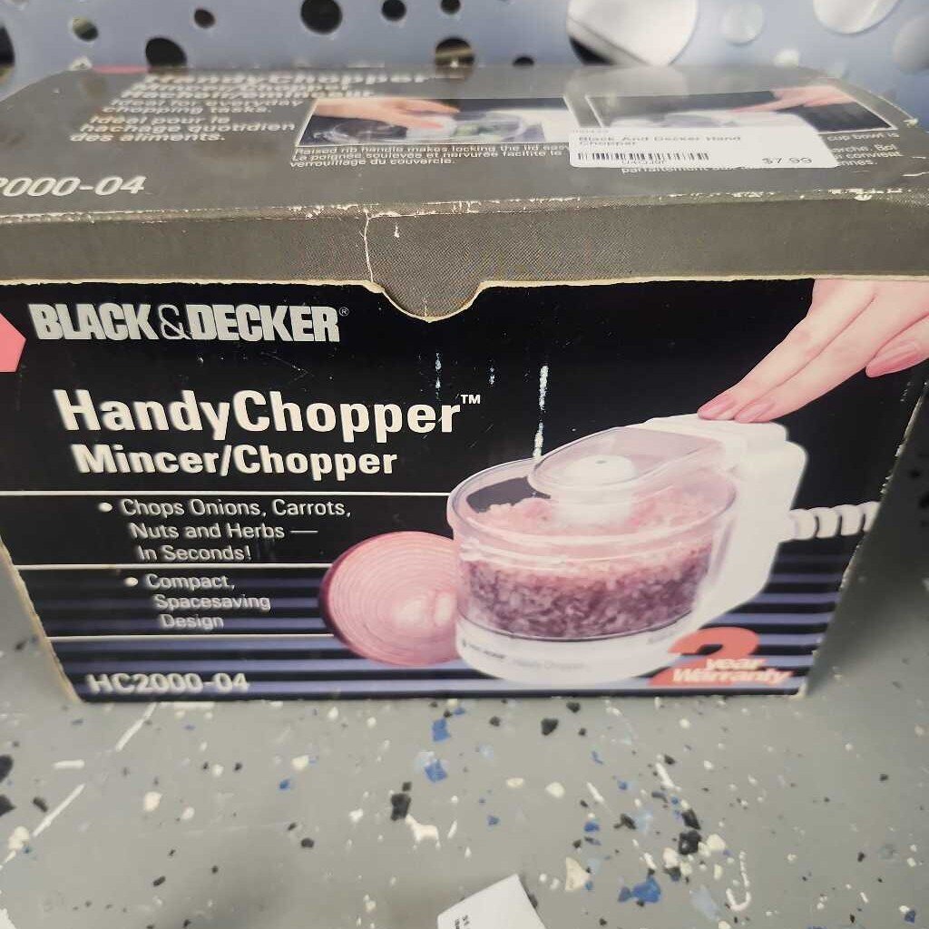 Black And Decker Hand Chopper