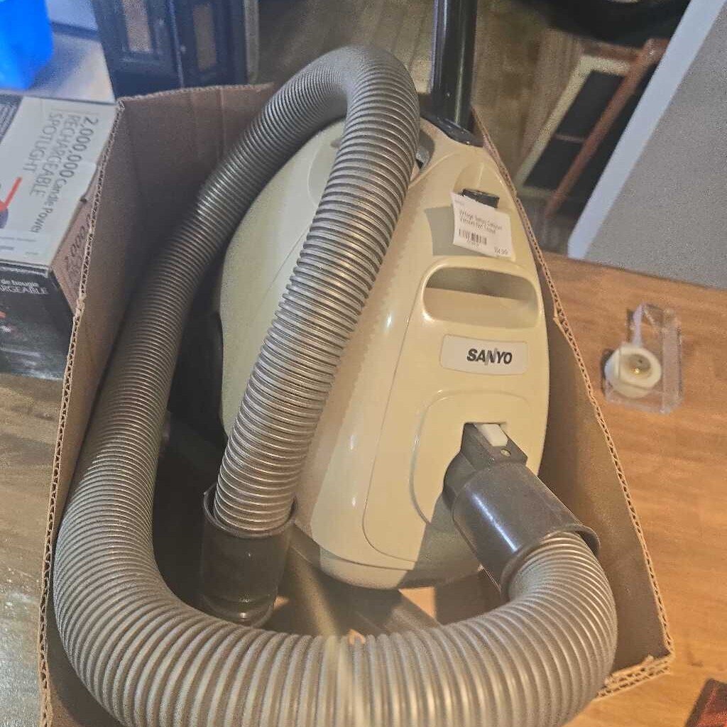 Vintage Sanyo Canister Vacuum Not Tested