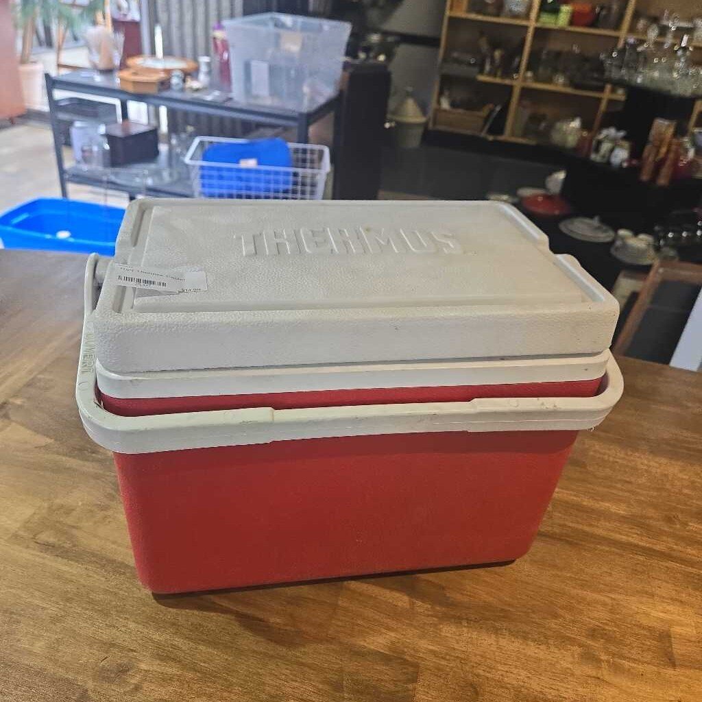 Red Thermos Cooler