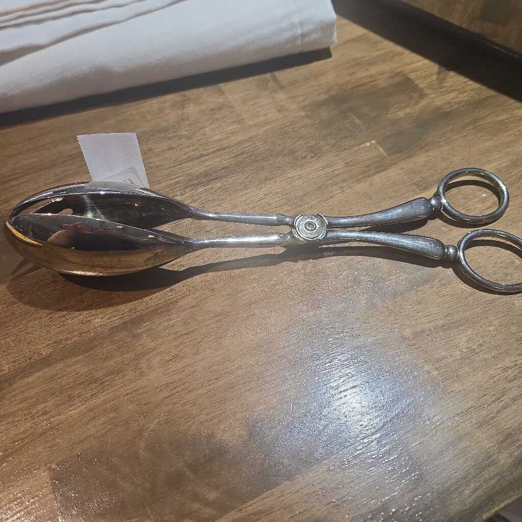 Silver Salad Tongs