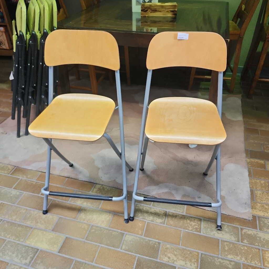 Pair Of Ikea Folding Chairs
