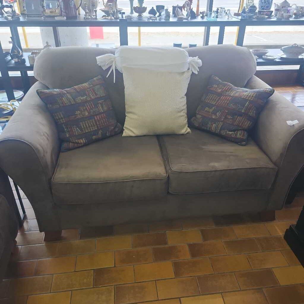 Microfiber loveseat