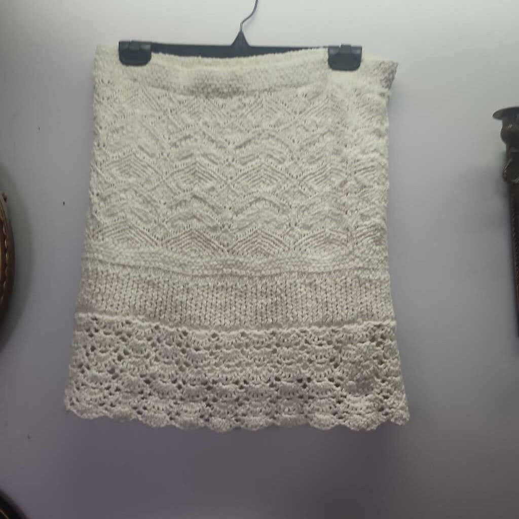 White Wool Skirt