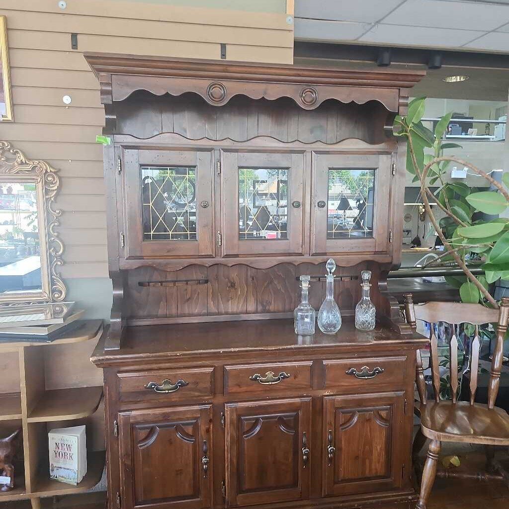 Dark Brown Hutch
