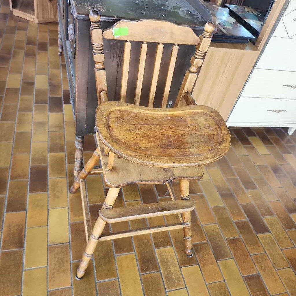 Wooden High Chair