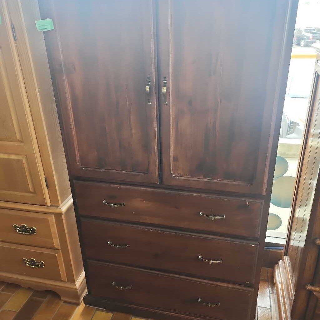 Dark Wood Wardrobe