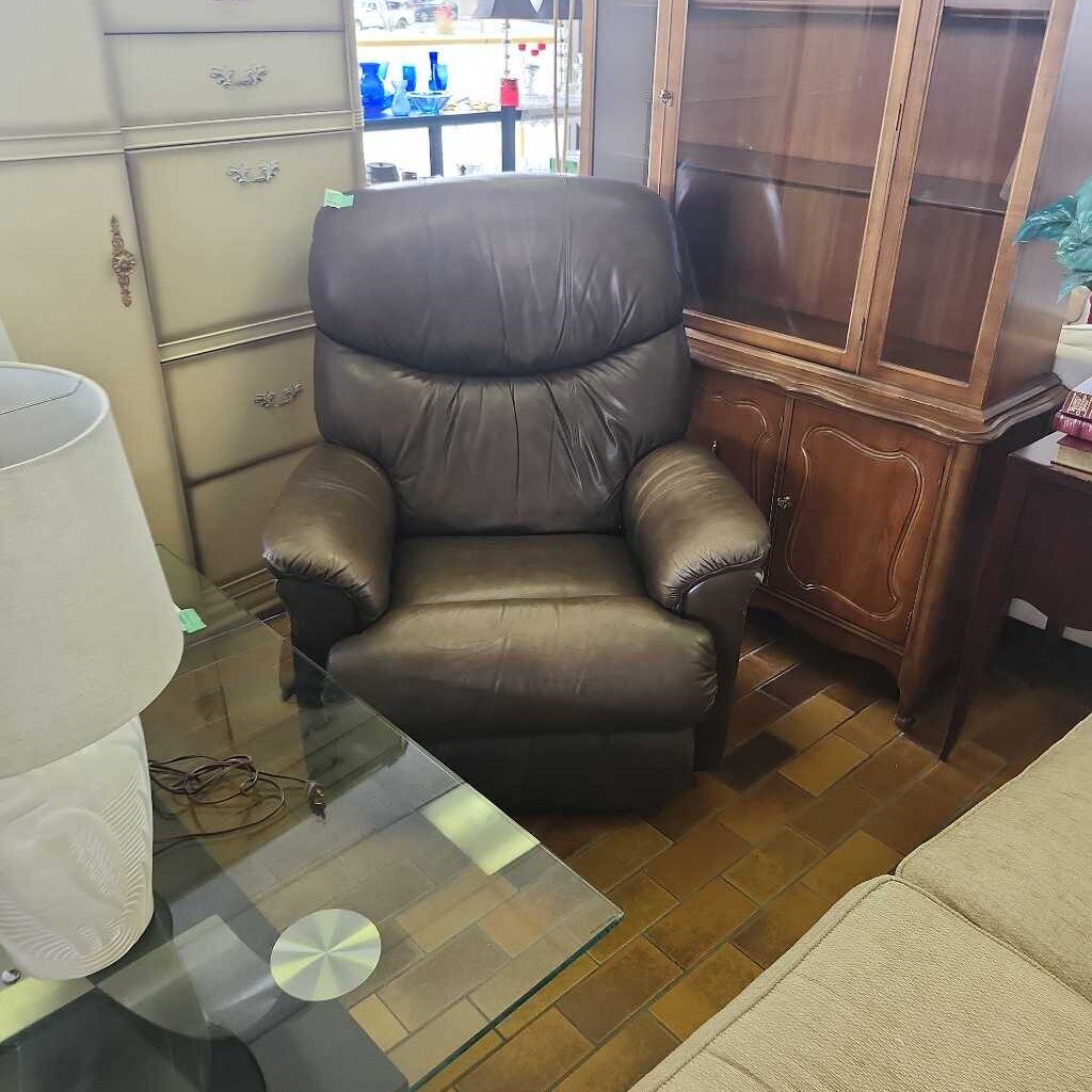 Brown Leather Lazy Boy