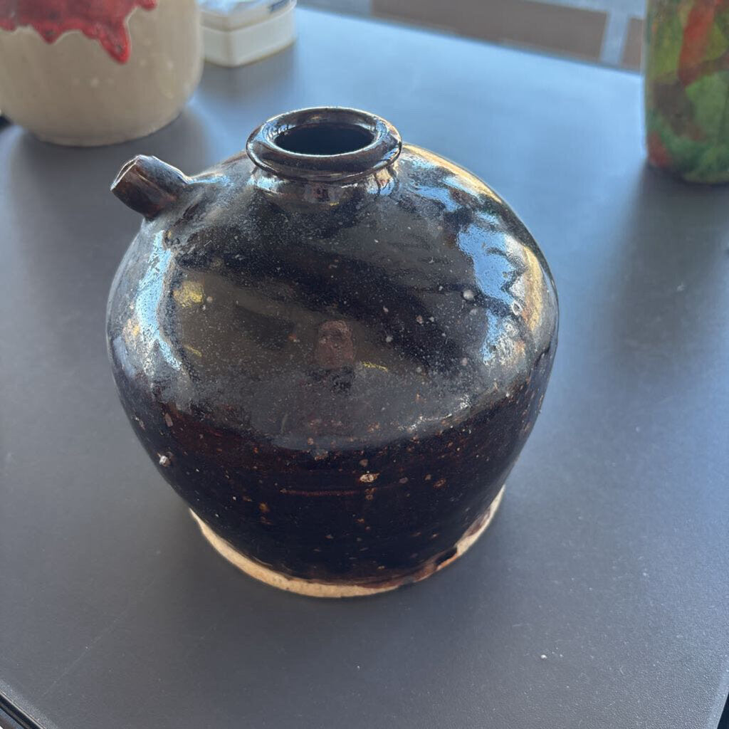 Stoneare soy sauce or vinegar jug