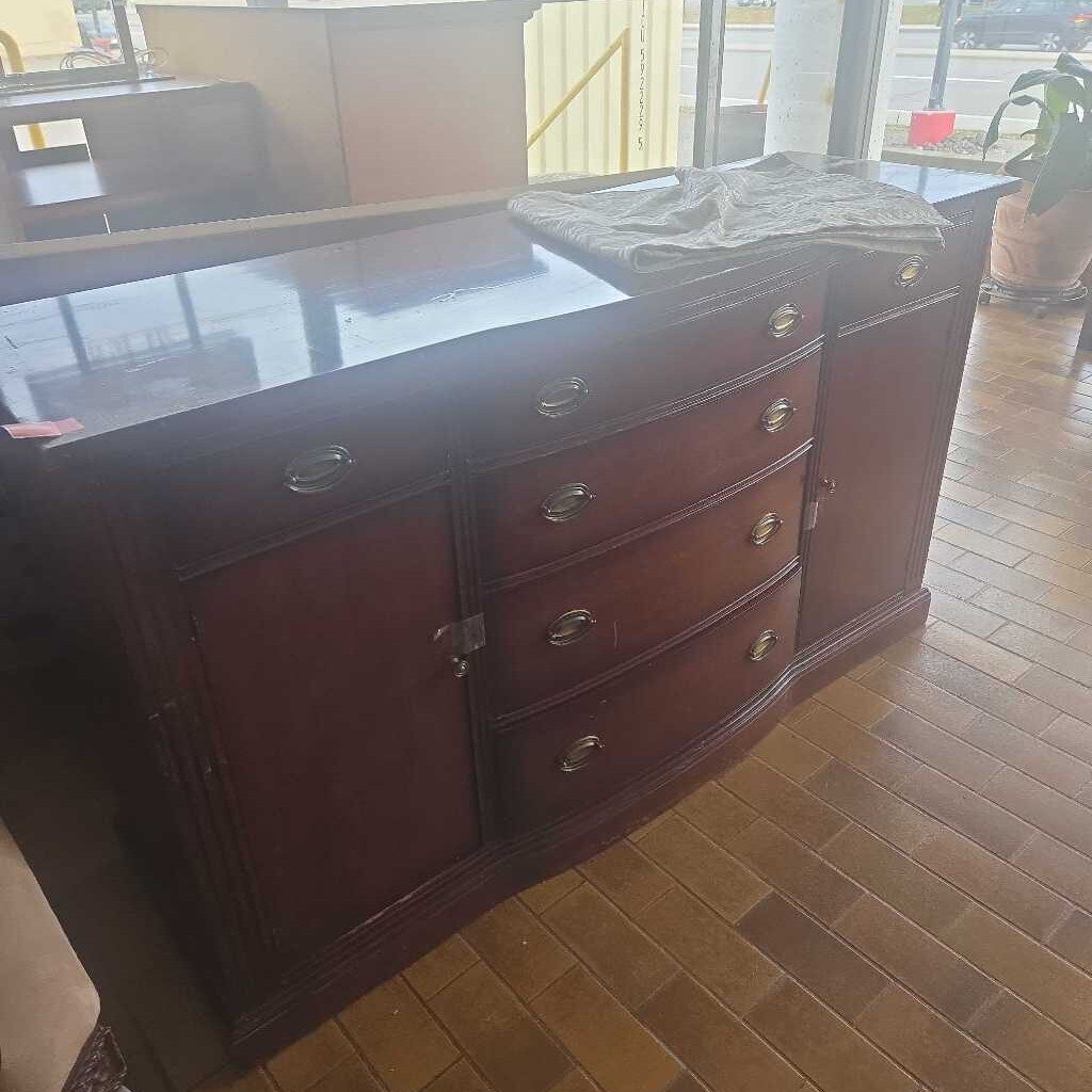 Mahogany Bowfront Dresser