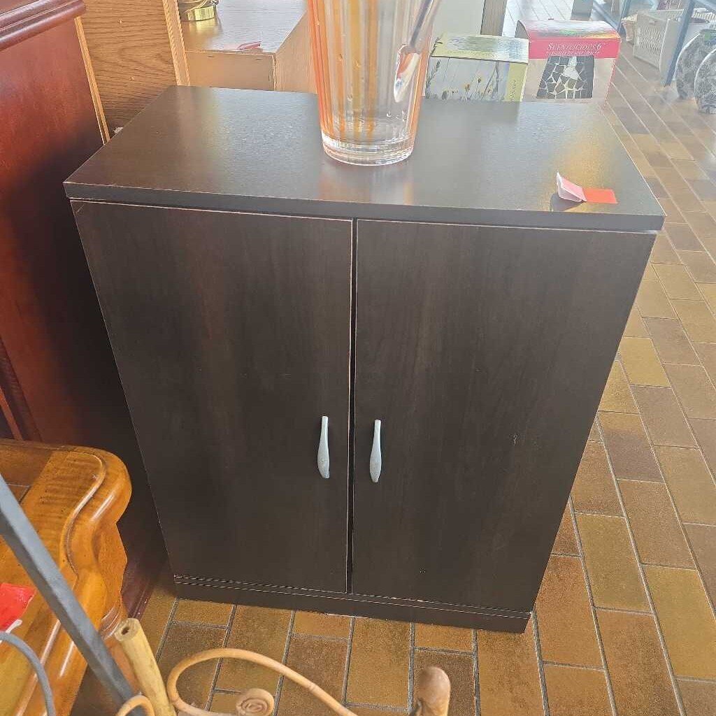 Dark Brown 2 Door Cabinet