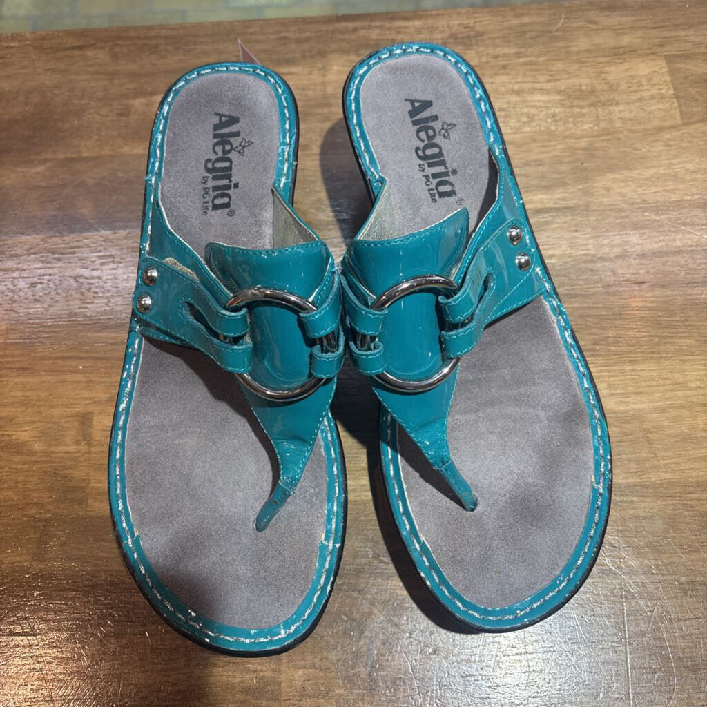 Leather O-ring sandals