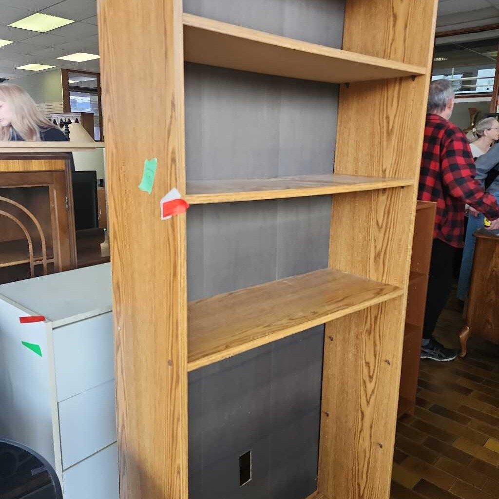 Tall Wood Bookshelf