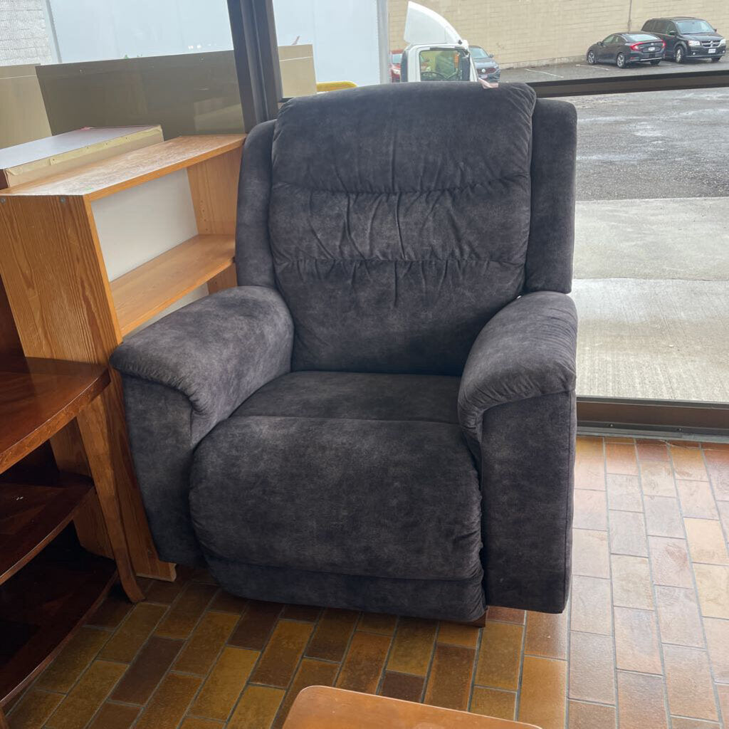 laZy boy dark grey recliner