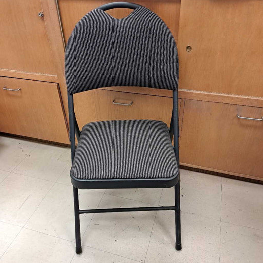 Black & Grey Folding Chair