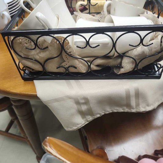 Black Steel Hanging Basket