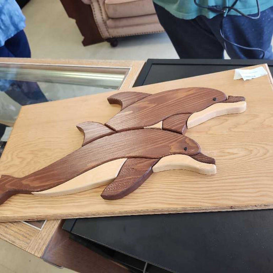 Wooden Dolphin Picture