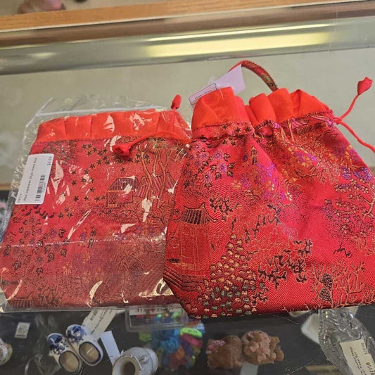 Red Japanese Style Hand Bag
