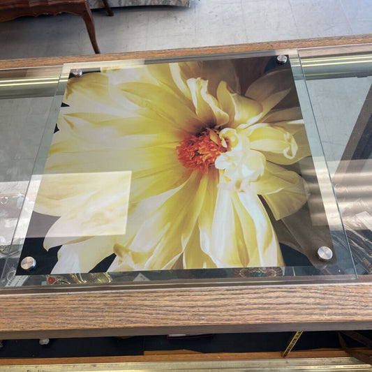 Glass Flower Wall Art