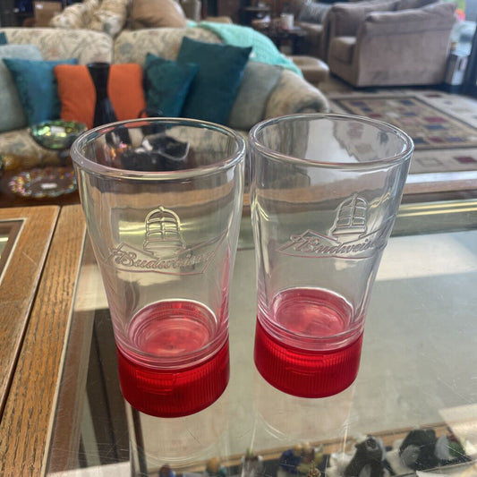 Budweiser Red Light Glass (Set of 2)