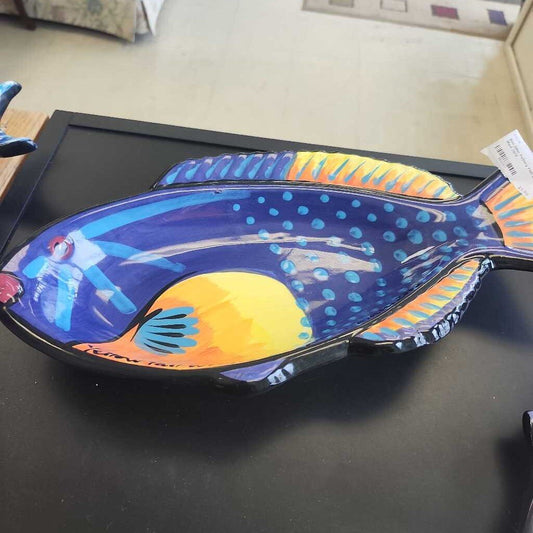 Ben Diller Pottery Fish Bowl Maui 2005