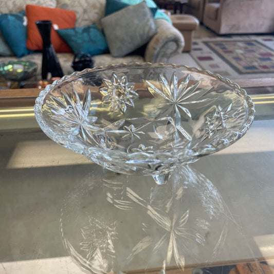 Crystal 3 Legged Dish