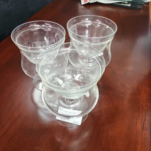 Shrimp Glass Cups - Set of 3