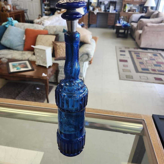 Cobalt Blue Wine Bottle