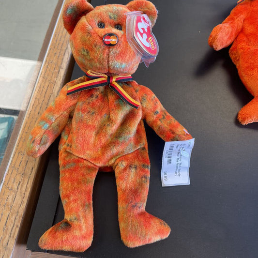 Ty Beanie Baby "M.C. Beanie Iv" The Bear The Mastercard Bear