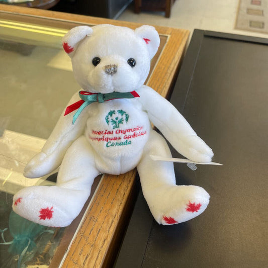 Vintage Ty Beanie Baby "Courageously" The Special Olympic Bear
