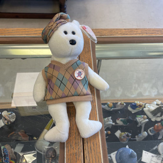 Ty Beanie Baby Tour Teddy The PGA Tour Golf Bear