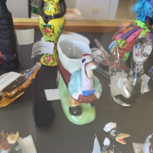 Pelican Pulling Egg Cart Figurine