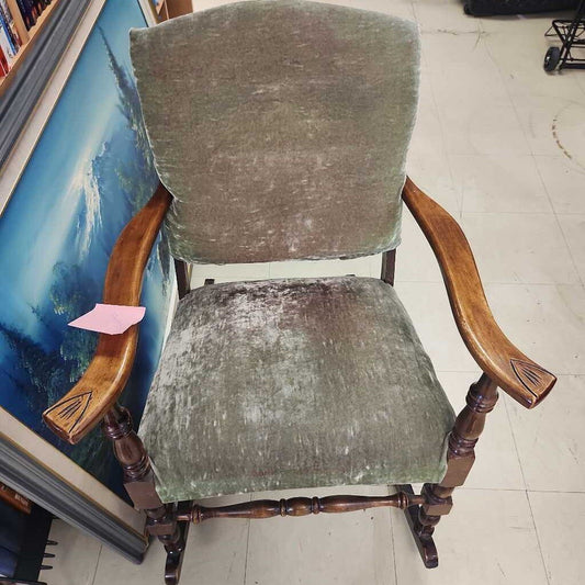 Vintage Green Wooden Chairs