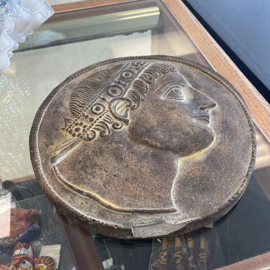 Outdoor Decor Ancient Silver Coin
