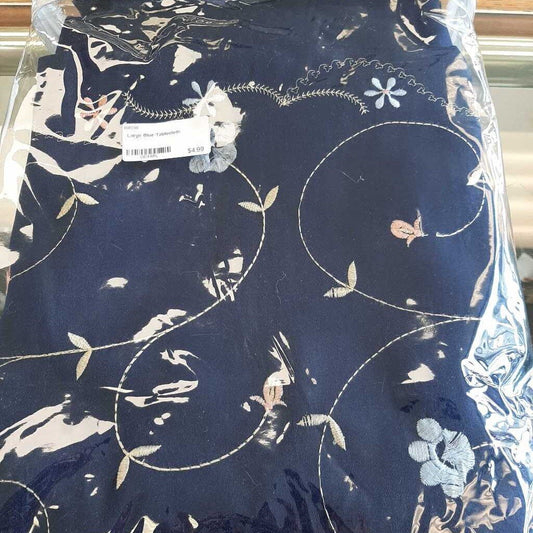 Large Blue Tablecloth