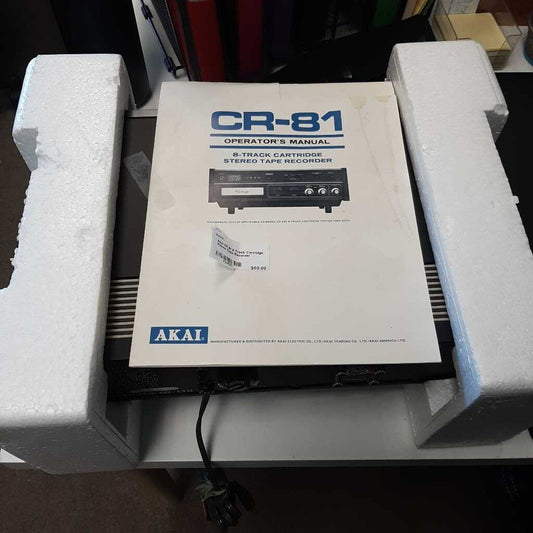 Akai CR-81 8-Track Cartridge Stereo Tape Recorder