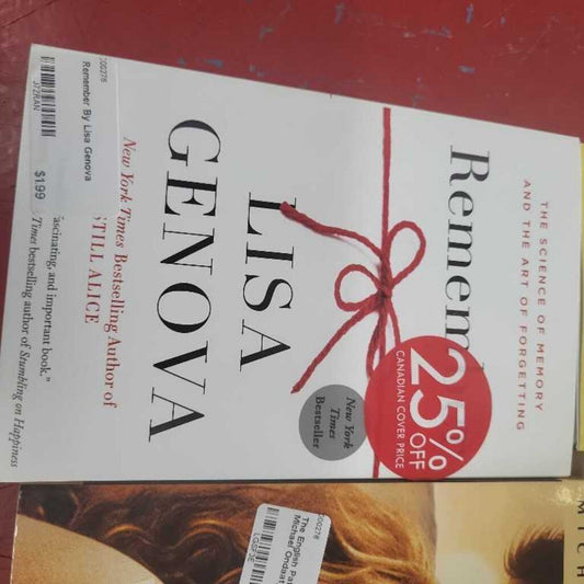 Remember By Lisa Genova