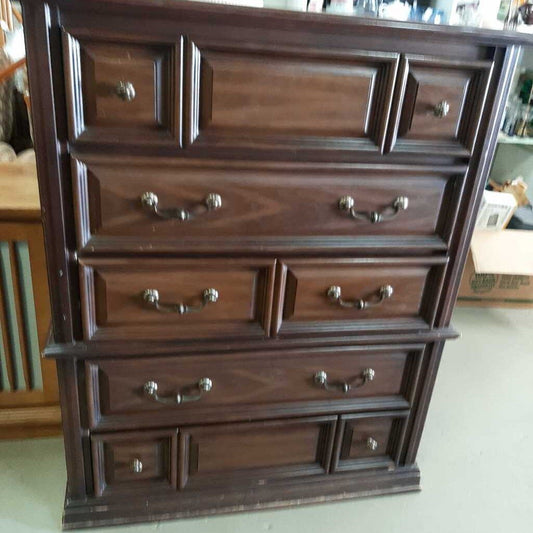 Brown 5 Drawer Dresser