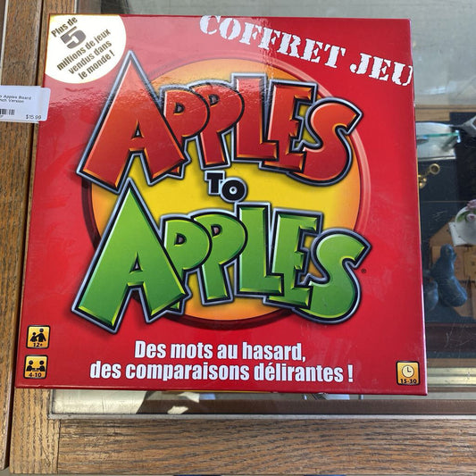 Apples To Apples Board Game French Version