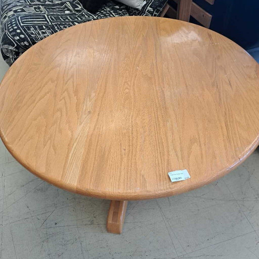 Round Oak Coffee Table