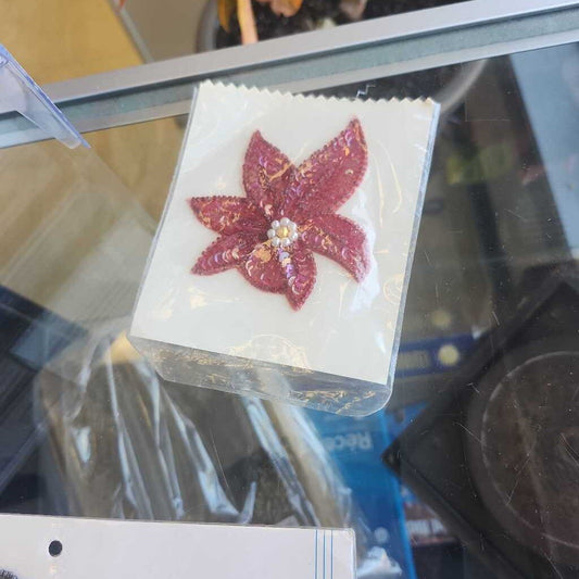Red Flower Bead